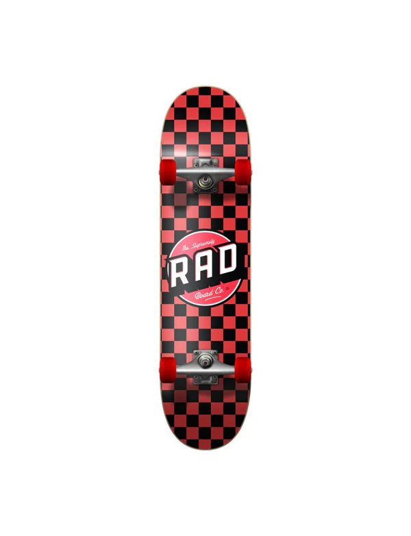 RAD Wheels Checker Complete Skateboard - Image 2