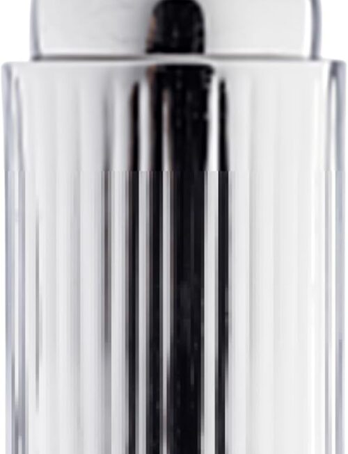 Collection Cocktail Shaker, Double Wall 18 Oz Ribbed Stainless Steel Drink Shaker with Strainer and Cap, 3-Piece Bar Tool for Cocktail Mixing and Entertaining
