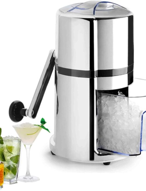 Manual Ice Crusher With，Ice Crusher ，Manual Rotary Ice Crusher，Crushes Ice to Your Desired Fineness ，Non-Slip Easy to Use Ice Crusher Hand Crank