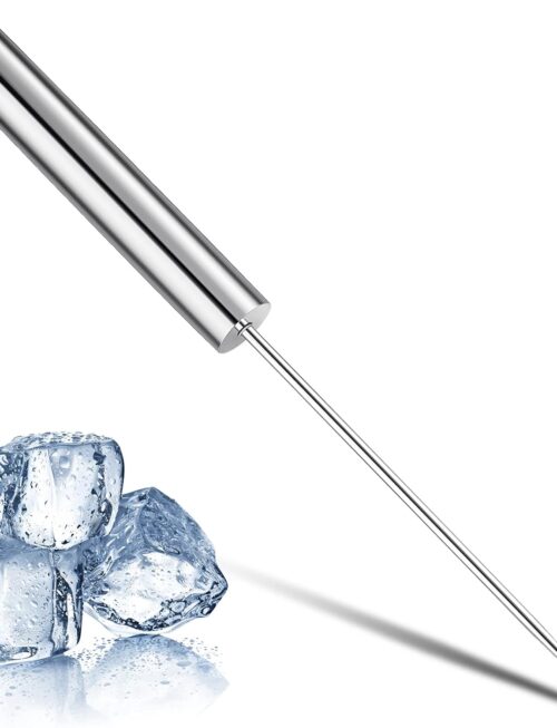 Stainless Steel Ice Pick Crusher Chisel Removal Pick Crushed Ice Tool for Kitchen Bars Bartender Picnics Camping and Restaurant(14 Inch)