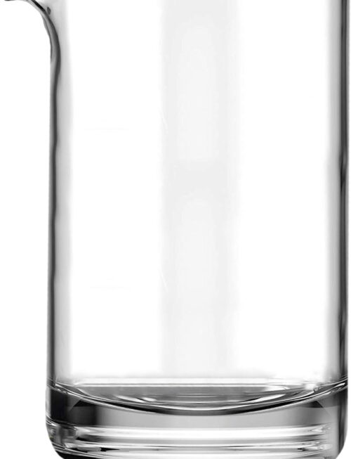 Cocktail Mixing Glass with Seamless and Handblown Construction - Old Fashioned Bar Mixer Glass - Plain Design